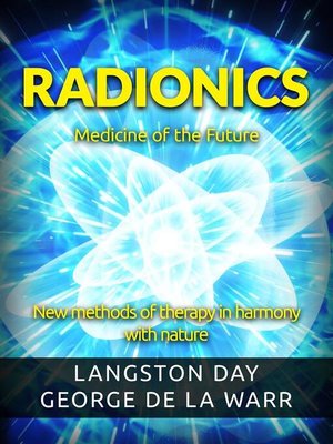 cover image of Radionics--Medicine of the Future